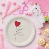 ラブザロード&ハートバルーン ペーパープレート (パーティー)