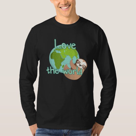 ラブザワールドスロース Tシャツ (正面)