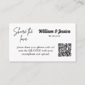 ラブシェアリングQRコード封入カード エンクロージャーカード (正面)