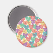 ラブシェイプの背景 マグネット (正面/裏面)