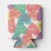 ラブシェイプの背景 缶クーラー (裏面)