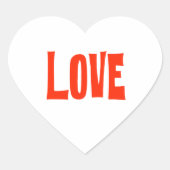 ラブシェイプシール ハートシール (正面)