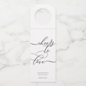 ラブシグネチャーパーティーお祝い ボトルネックタグ (正面)