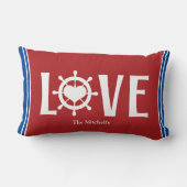 ラブシップハートバレンタインデー ランバークッション (裏面)