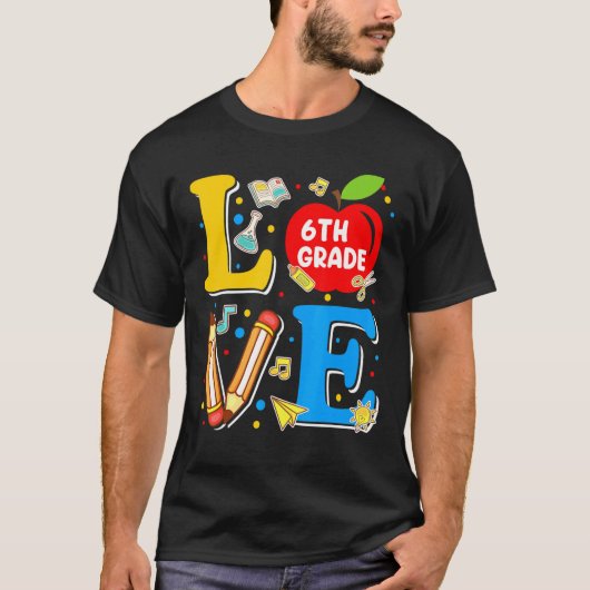 ラブシブグレードアップル新学期先生 Tシャツ (正面)