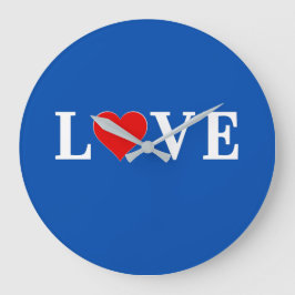 ラブシモダンック ラージ壁時計