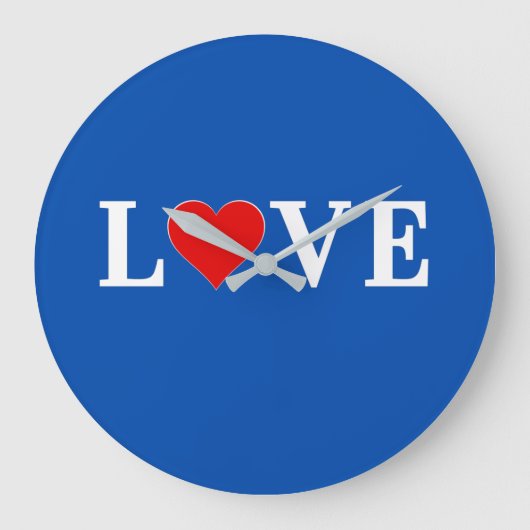 ラブシモダンック ラージ壁時計 (正面)