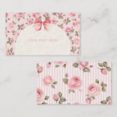 ラブシャッエレガントクフィアンスパーティーブライダルシャワー エンクロージャーカード (正面/裏面)