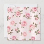 ラブシャッエレガントクフィアンスパーティーブライダルシャワー 招待状 (裏面)