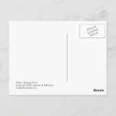 ラブシャックキャビンおもしろいロマンチックなアートステイウォーミング ポストカード (裏面)