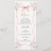 ラブシャックピンクフローラメニューカード メニュー (正面)