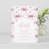 ラブシャックピンクボウコケットブライダルシャワー 招待状 (スタンド正面)