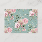 ラブシャックフィアンスアドバイスウィッシュブライダルシャワー エンクロージャーカード (裏面)