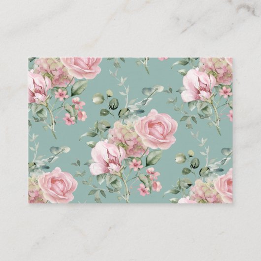 ラブシャックフィアンスアドバイスウィッシュブライダルシャワー エンクロージャーカード (裏面)