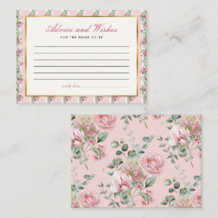 ラブシャックフィアンスアドバイスウィッシュブライダルシャワー エンクロージャーカード