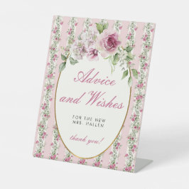 ラブシャックフィアンスアドバイスウィッシュブライダルシャワー 台座サイン