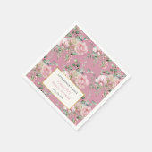 ラブシャックフィアンスガーデンティーパーティーブライダルシャワー スタンダードカクテルナプキン (角)