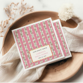 ラブシャックフィアンスガーデンティーパーティーブライダルシャワー スタンダードカクテルナプキン