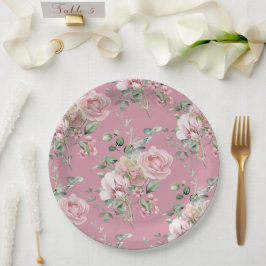 ラブシャックフィアンスガーデンティーパーティーブライダルシャワー ペーパープレート