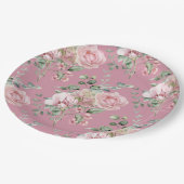 ラブシャックフィアンスガーデンティーパーティーブライダルシャワー ペーパープレート (アングル)