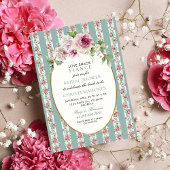 ラブシャックフィアンスガーデンフラワーズブライダルシャワー 招待状