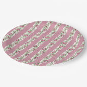 ラブシャックフィアンスピンクティーパーティーブライダルシャワー ペーパープレート (アングル)