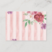 ラブシャックフィアンスピンクボウブライダルディスプレイシャワー エンクロージャーカード (裏面)