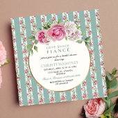 ラブシャックフィアンスフローラパーティーブライダルシャワー 招待状