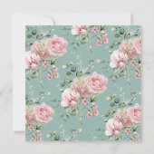 ラブシャックフィアンスフローラパーティーブライダルシャワー 招待状 (裏面)