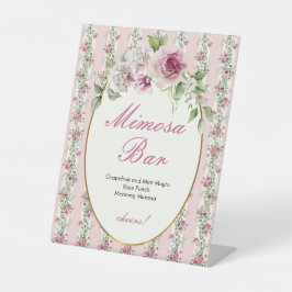 ラブシャックフィアンスブライダルシャワーミモザバー 台座サイン