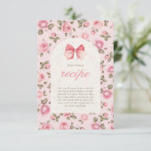 ラブシャックフィアンスブライダルシャワーレシピ エンクロージャーカード (スタンド正面)