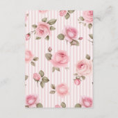 ラブシャックフィアンスブライダルシャワーレシピ エンクロージャーカード (裏面)