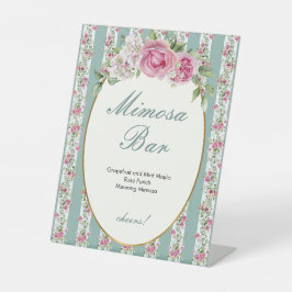 ラブシャックフィアンスミモザバーブライダルシャワー 台座サイン