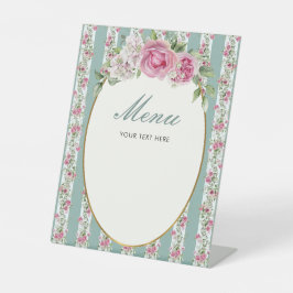 ラブシャックフィアンスメニューブライダルシャワー 台座サイン