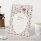 ラブシャックフィアンスメニューブライダルシャワー 台座サイン (インサイチュ)