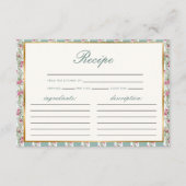 ラブシャックフィアンスレシピブライダルシャワー エンクロージャーカード (正面)