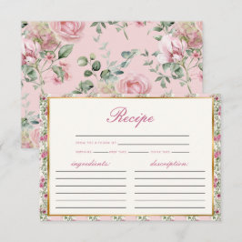 ラブシャックフィアンスレシピブライダルシャワー エンクロージャーカード