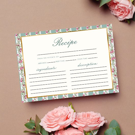 ラブシャックフィアンスレシピブライダルシャワー エンクロージャーカード