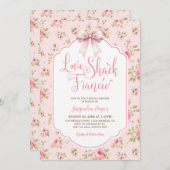 ラブシャックフィアンセブライダルシャワー 招待状 (正面/裏面)