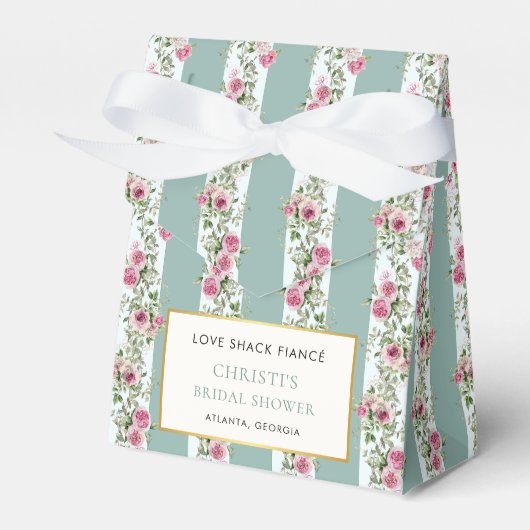 ラブシャックフィアンセ ガーデンティーパーティー ブライダルシャワー フェイバーボックス (正面サイド)