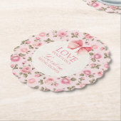 ラブシャックフィアンセ ブライダルシャワー ペーパーコースター (アングル)