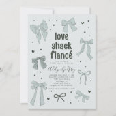 ラブシャックフィアンセ ブルーボウ ブライダルシャワー 招待状 (正面)