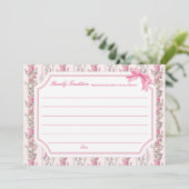 ラブシャックベビーシャワー家族の伝統カード サンキューカード (スタンド正面)