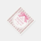 ラブシャックヴィンテージファンシーワンガール誕生日 スタンダードカクテルナプキン (角)