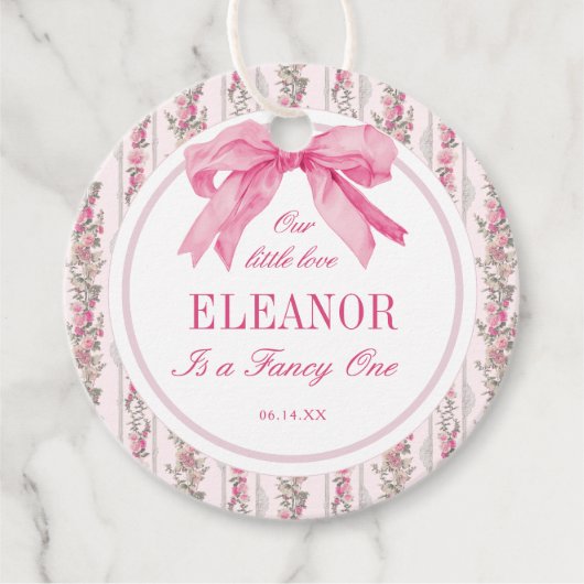 ラブシャックヴィンテージファンシーワンガール誕生日 フェイバータグ (正面)