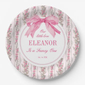 ラブシャックヴィンテージファンシーワンガール誕生日 ペーパープレート (正面)