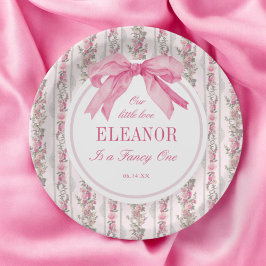 ラブシャックヴィンテージファンシーワンガール誕生日 ペーパープレート