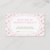 ラブシャック彼女の腹の大きさ エンクロージャーカード (正面)