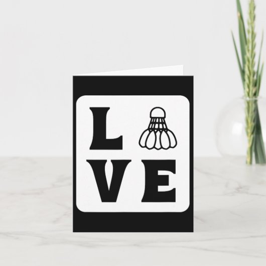 ラブシャトルドミントン カード (正面)