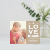 ラブシャビ素朴ーシック |日付はがきを保存 案内ポストカード (スタンド正面)